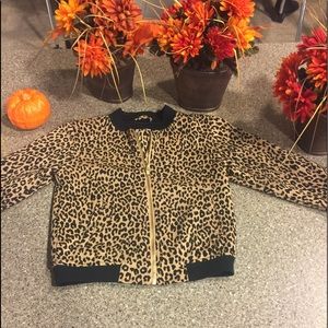 New without tag leopard jacket